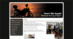 Desktop Screenshot of gavinsbikehospital.co.uk