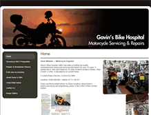 Tablet Screenshot of gavinsbikehospital.co.uk